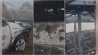 यमुना एक्सप्रेसवे पर भयानक मंजर, NDTV ने घटनास्थल से दिखाया जली हुई बसों और गाड़ियों का हाल, सबकुछ हो गया खाक