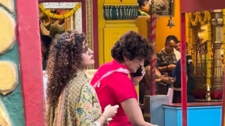 स्मृति-पलाश की शादी टली तो मंदिर पहुंचीं पलक मुच्छल, वीडियो देख लोग बोले- सब ठीक हो जाएगा