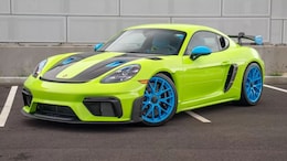 This Porsche Cayman GT4 RS With Bright Colours Is Someone's Dream Spec