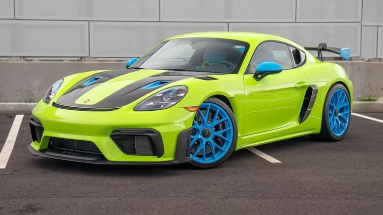 This Porsche Cayman GT4 RS With Bright Colours Is Someone's Dream Spec