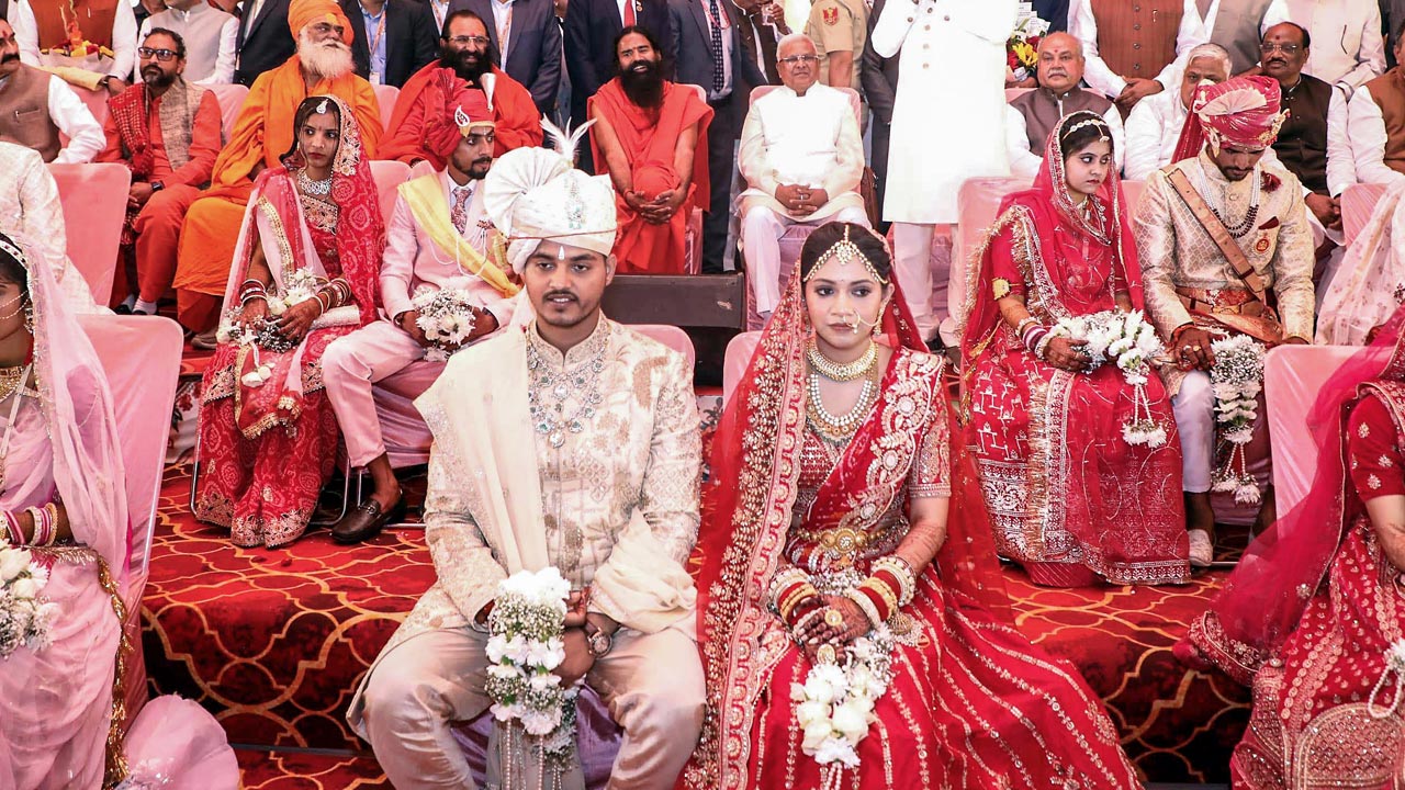 Madhya Pradesh Chief Minister's Son Gets Married In Mass Ceremony In Ujjain