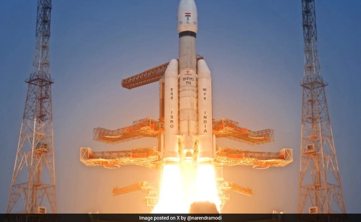 "Significant Stride In India's Space Sector": PM Modi On LVM3 Rocket Launch