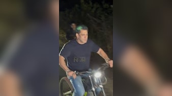 Viral: Salman Khan Goes Biking Around Panvel Farmhouse Under Y+ Security