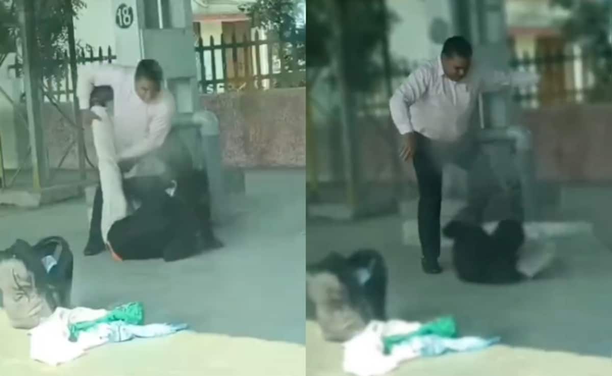 Ujjain Railway Cop Thrashes Man With Disabilities For Sleeping On Train Platform