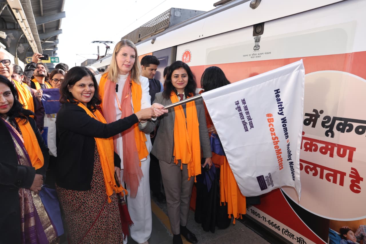 The MoHFW and WHO rolled out a month-long campaign on the Delhi Metro to boost women's health