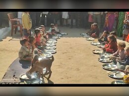 बच्चों के साथ बकरियां खा रहीं मध्यान्ह भोजन! आंगनबाड़ी व्यवस्था की बदहाली हुई उजागर, ग्रामीणों में रोष  