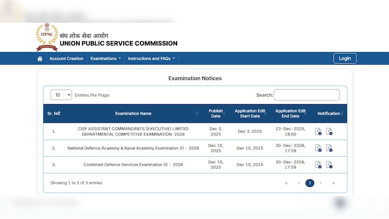 NDA And Naval Academy 2026 Vacancy Open For 394 Posts