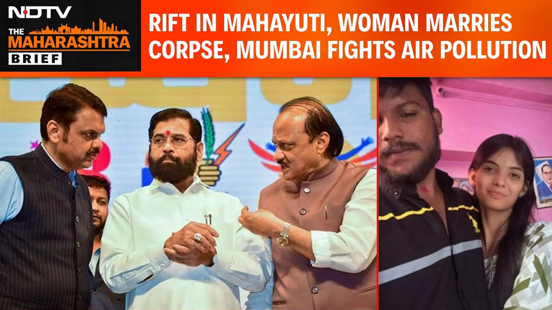 Mahayuti Rift Widens | Woman 'Marries' Partner's Corpse | Mumbai Air Cleanup Drive