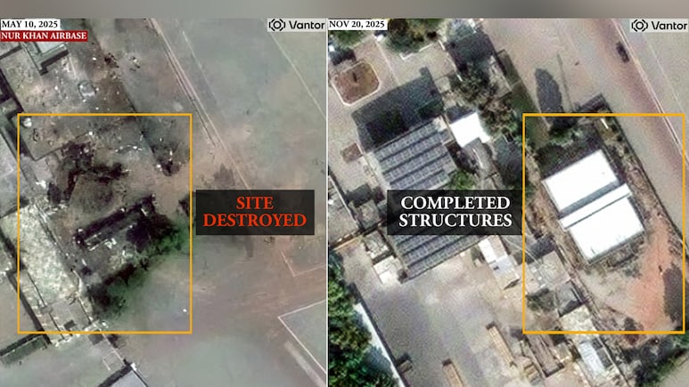 Exclusive: Pakistan Constructs New Buildings, Removes Destroyed Hangar At Bases Struck By IAF