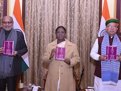 President Droupadi Murmu Releases The Constitution Of India In Santhali