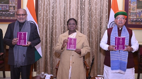 President Droupadi Murmu Releases The Constitution Of India In Santhali