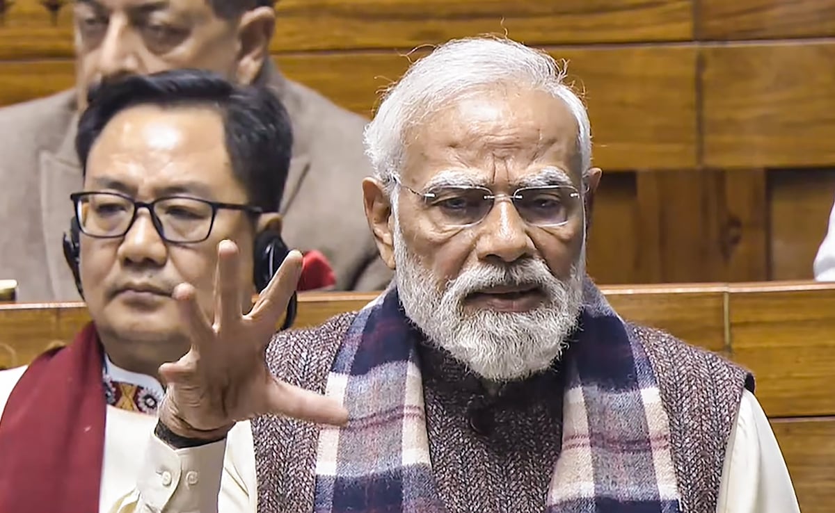 PM Modi in Lok Sabha