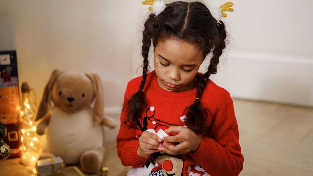 Get your kids festive Christmas hair accessories featuring soft materials and seasonal detailing