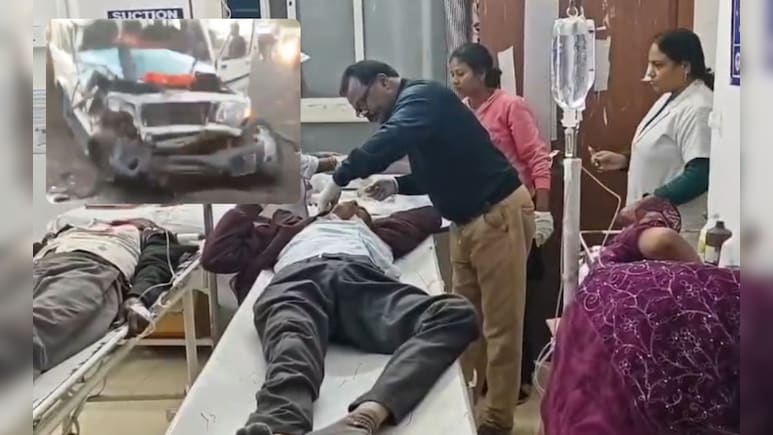 मंडला में बोलेरो और ट्रक की जोरदार भिड़ंत, हदासे में एक की मौत, 11 लोग गंभीर