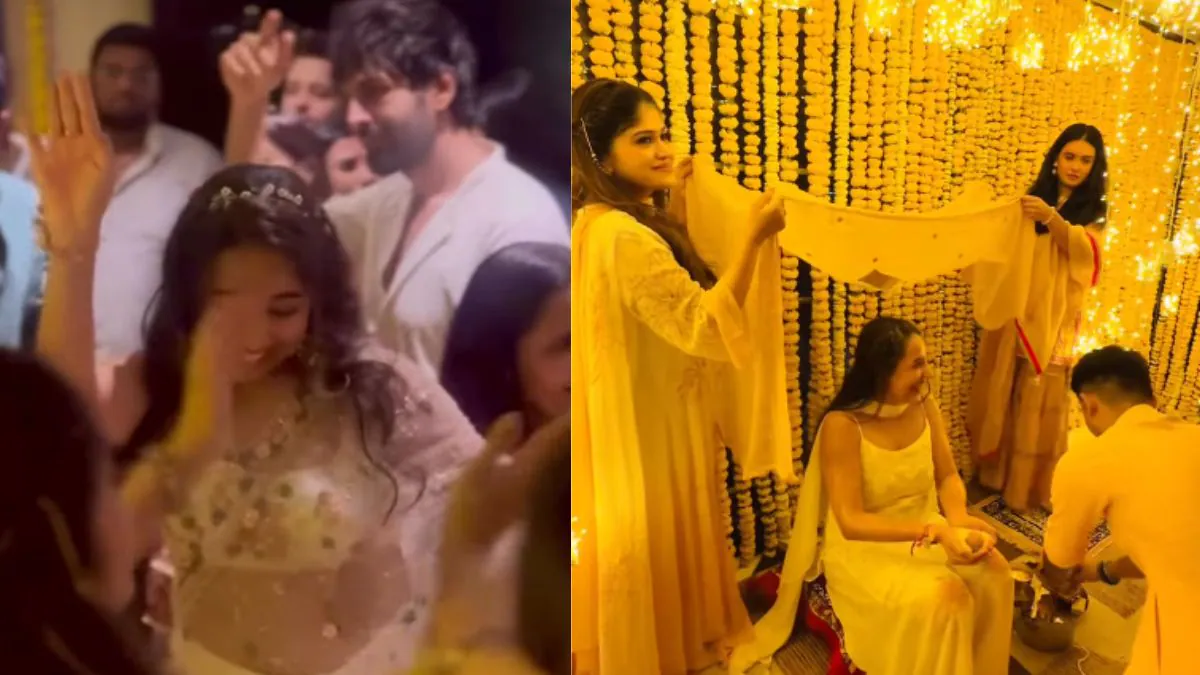 Video: Kartik Aaryan Shakes A Leg To <i>Kajra Re</i> At Sister Kritika Tiwari's Haldi Ceremony
