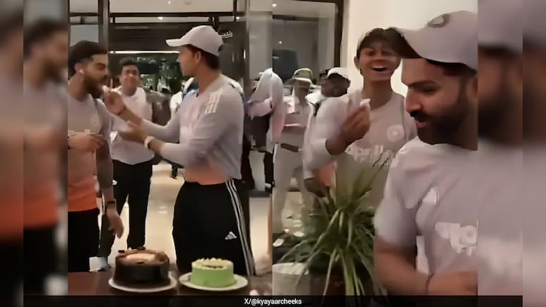 'अबे मोटा हो जाऊंगा वापस', जायसवाल के हाथ से विराट ने खाया केक, रोहित ने टरकाया,  फैन्स बोले- अद्भुत