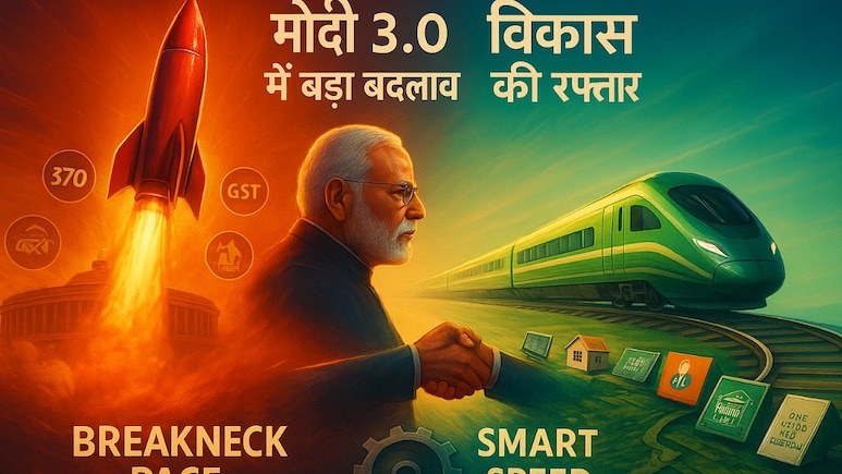 मोदी 3.0: कानून बनाने की स्पीड पर ब्रेक लगा, लेकिन गरीबों-गांवों के विकास की रफ्तार हुई दोगुनी