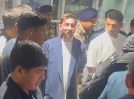 Magic In The Air As Messi Reaches Kolkata, Thousands Welcome Argentine Icon