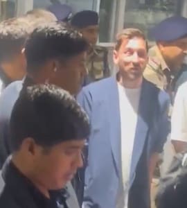Magic In The Air As Lionel Messi Reaches Kolkata, Thousands Of Fans Welcome Argentine Icon