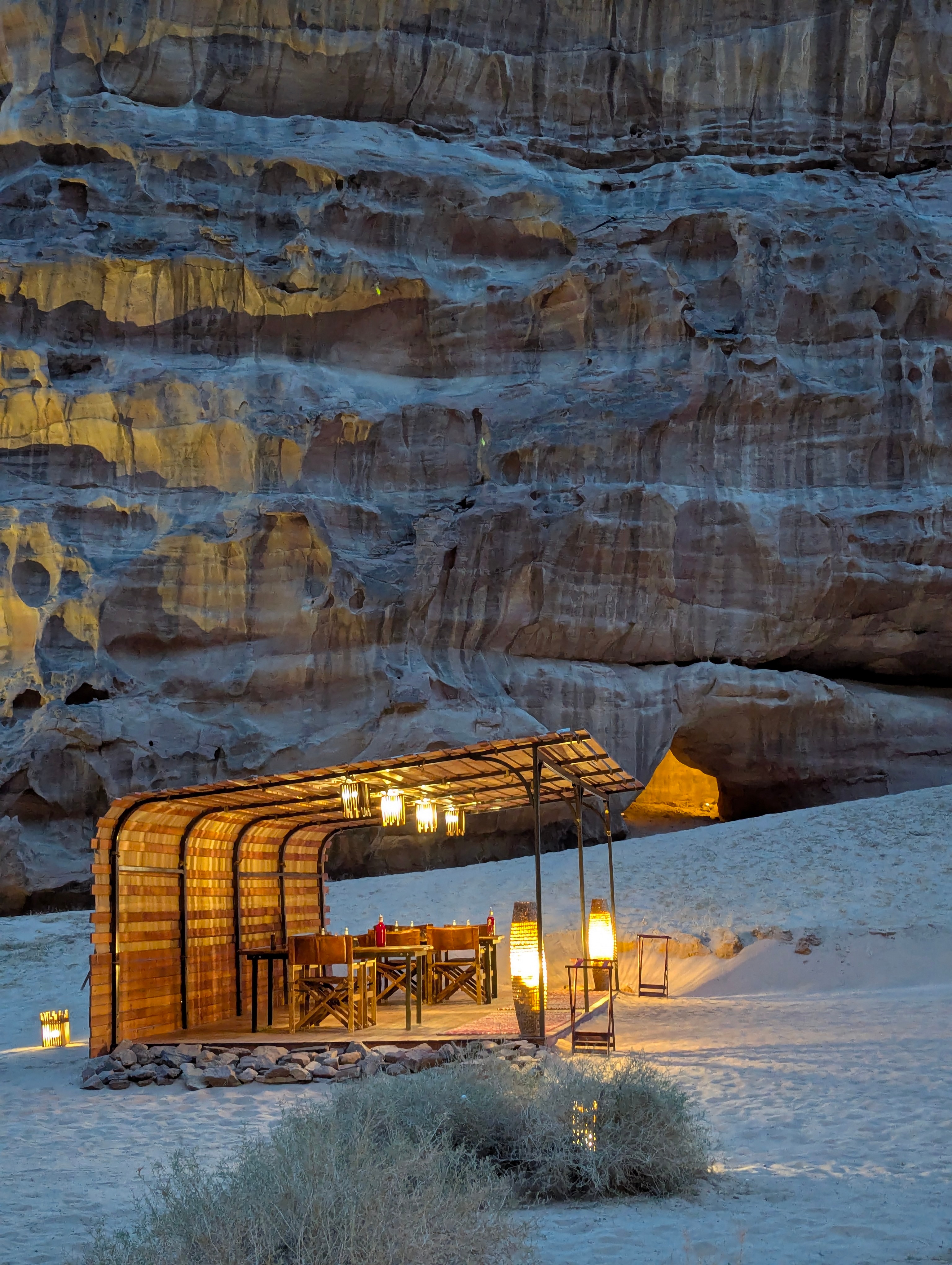 Stargazing set-up. Photo: Author