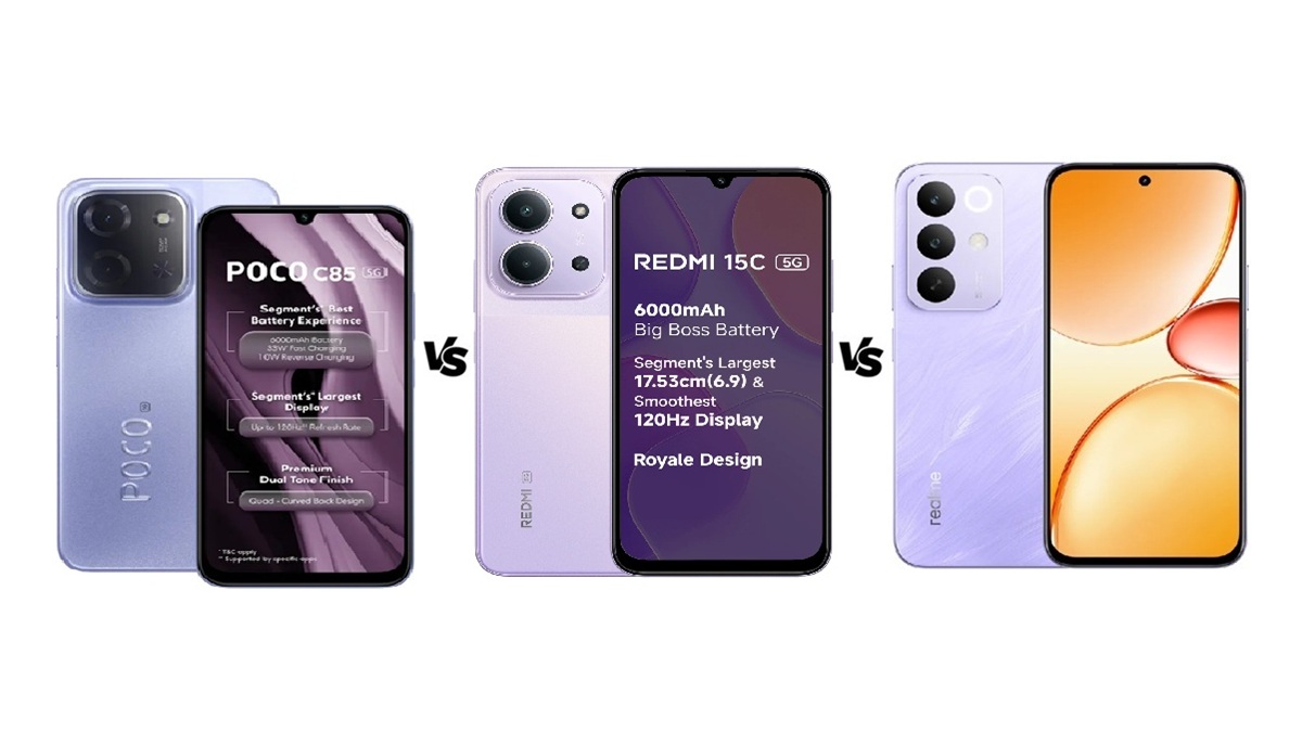 Poco C85 5G vs Redmi 15C 5G vs Realme C85 5G: देखें कंपेरिजन कौन सा है बेस्ट?