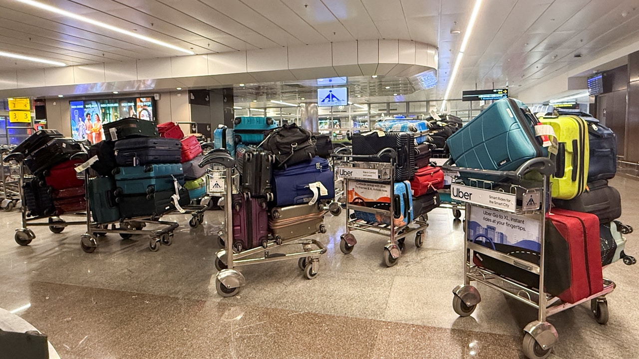 Piles Of Suitcases, Passenger Chaos As IndiGo Cancels Record 500 Flights