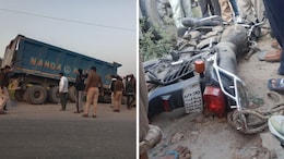 सीकर के नीमकाथाना में दर्दनाक सड़क हादसा, बाइक सवार की मौत पत्नी-पोता गंभीर घायल