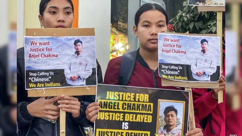 Students Protest At Jantar Mantar Over Tripura Man's Death In Dehradun