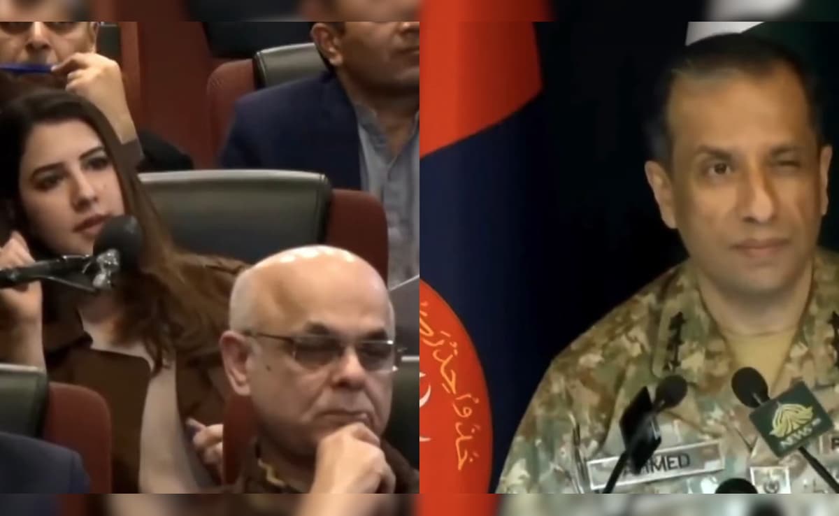 Video: Pak Army Spokesman Winks At Woman Reporter During Presser, Faces Backlash