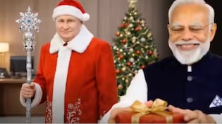 Santa बने पुतिन, PM मोदी को गिफ्ट में दिया सबसे खतरनाक फाइटर जेट, ट्रंप के लिए भी खास सरप्राइज, Video वायरल