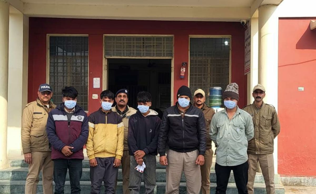 गिरफ्तार किए गए आरोपी.