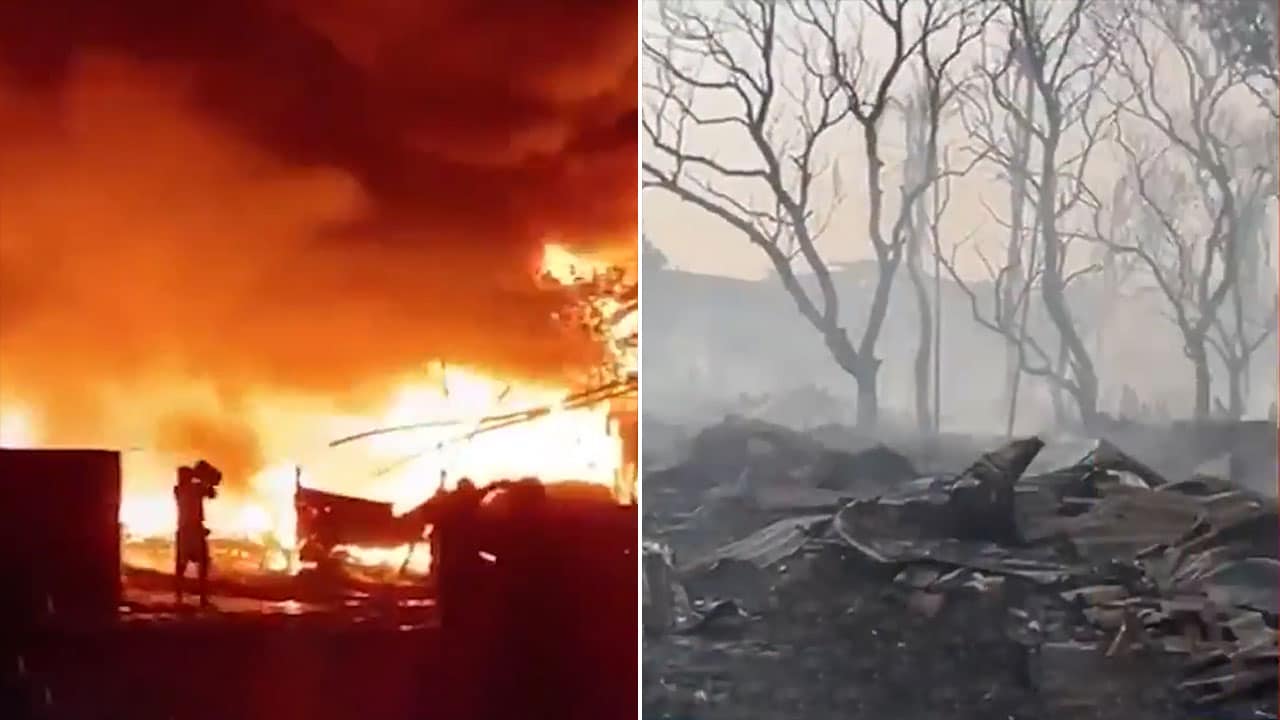 BJP Alleges Bengal Govt Cover-Up For Illegal Bangladeshis In Kolkata Slum Fire