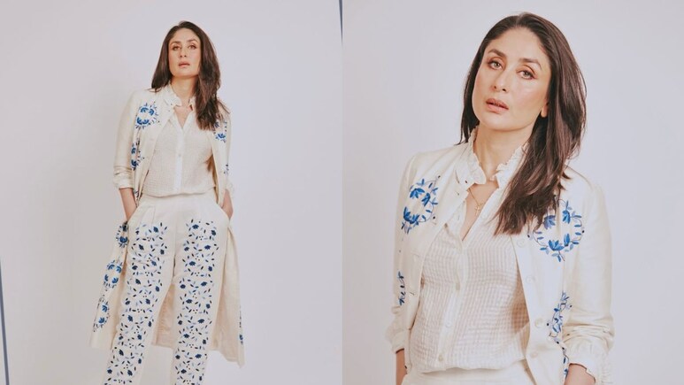 Kareena Kapoor Khan Steals The Spotlight In Mulberry Silk And Chanderi Outfit