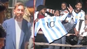Messi Arrives In Kolkata For GOAT Tour, Thousands Welcome Him At Airport