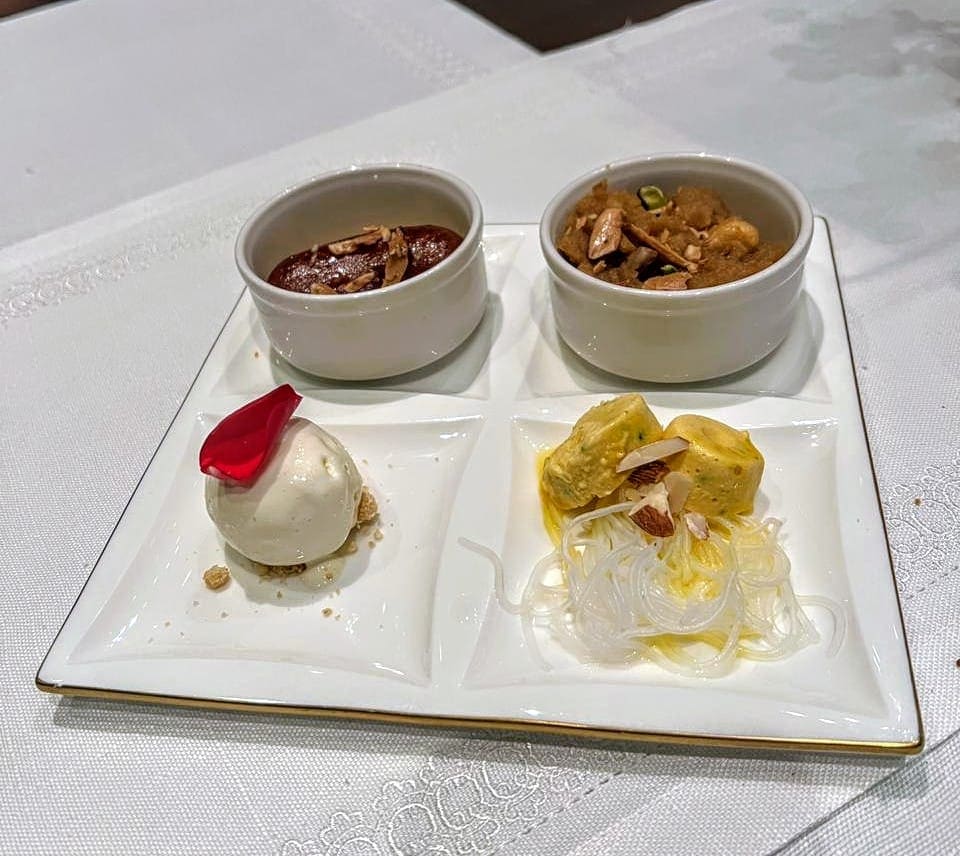 The dessert sampler. Photo: Author The dessert sampler. Photo: Author