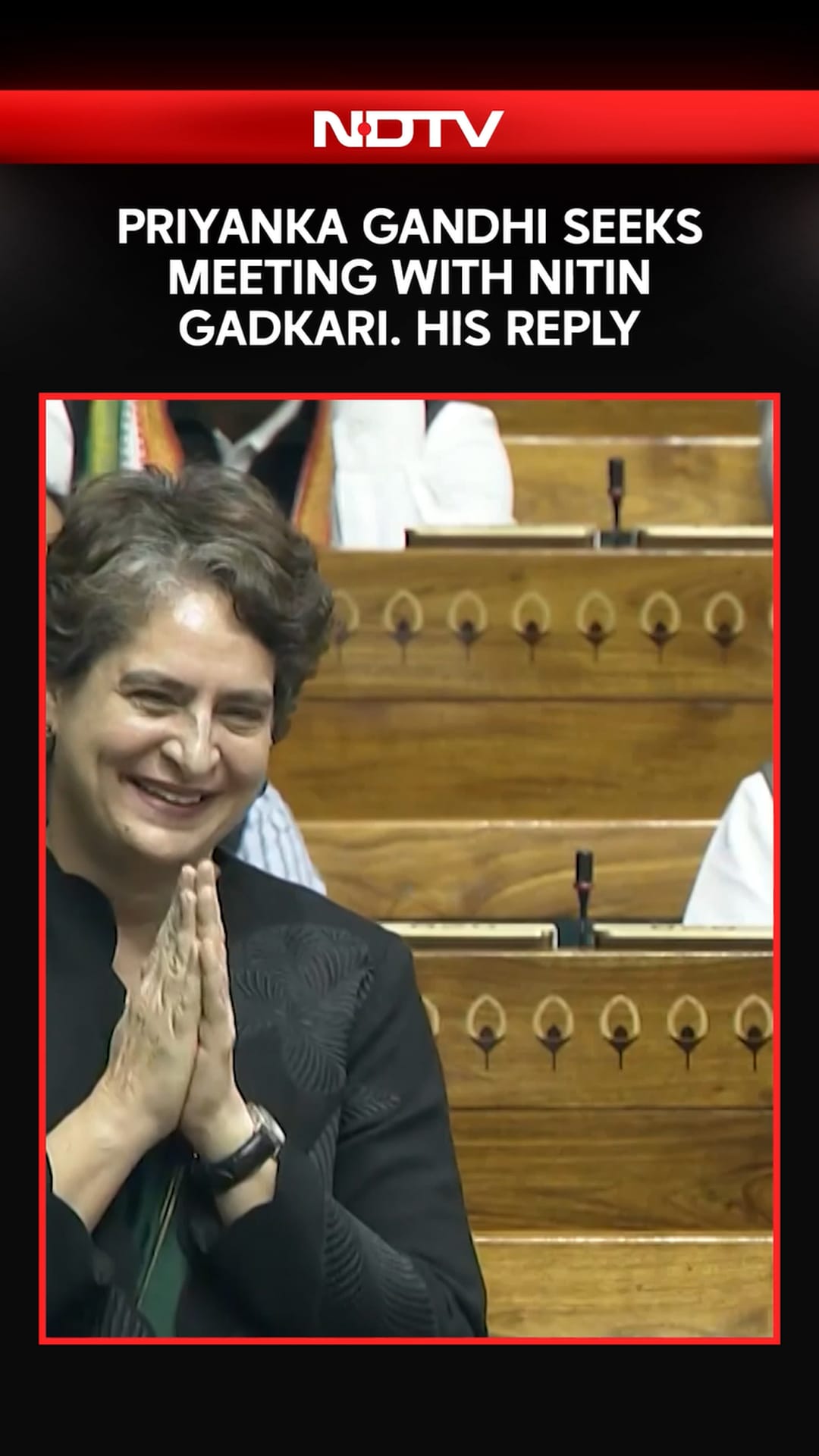 Video: Priyanka Gandhi Seeks Meeting With Nitin Gadkari. His Reply