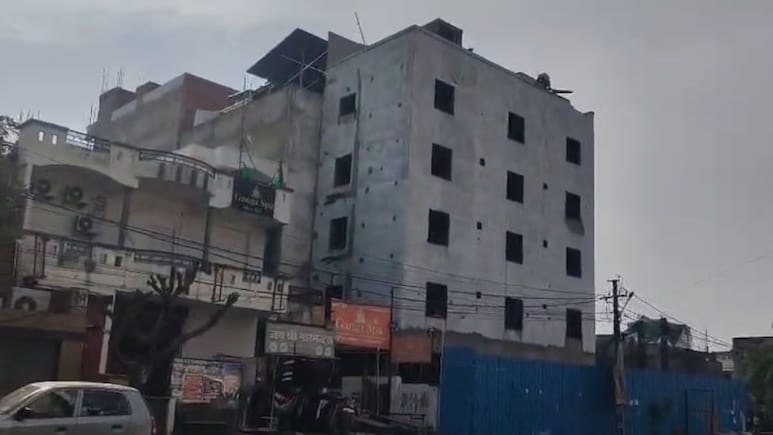 जयपुर में 5 मंजिला निर्माणाधीन बिल्डिंग में दरार आने से हड़कंप, खाली कराया गया इलाका