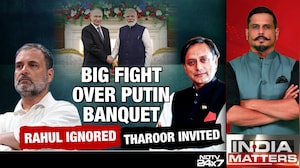Politics Heats Up Over Putin Dinner: Rahul Gandhi Ignored, Shashi Tharoor Invited