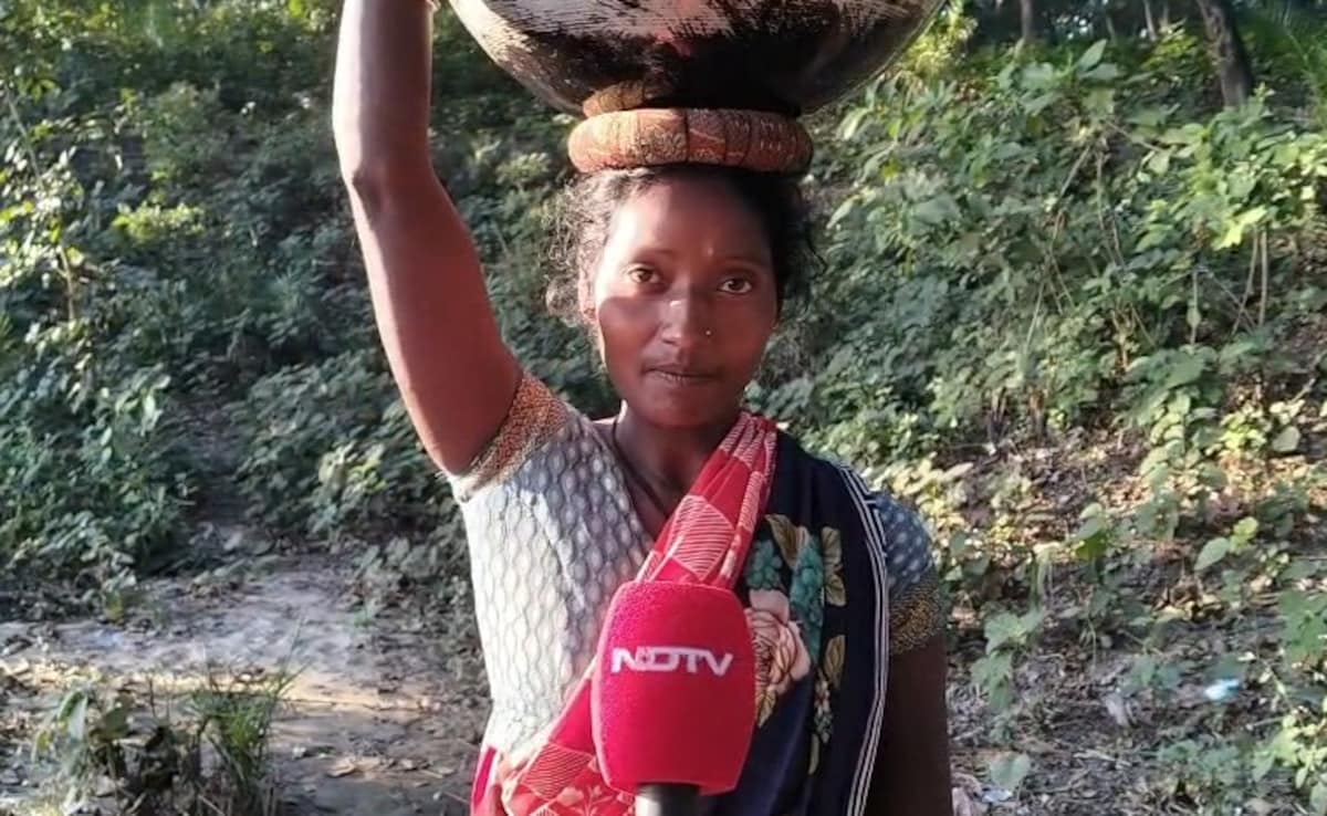 Women in a Bihar village make up to 10 trips daily to fetch drinking water