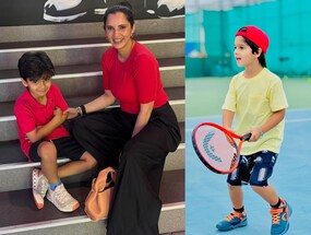 Watch: "Nostalgic, Nostalgic, Nostalgic" - Tennis Icon Sania Mirza Coaches Son Izhaan In Adorable Viral Video