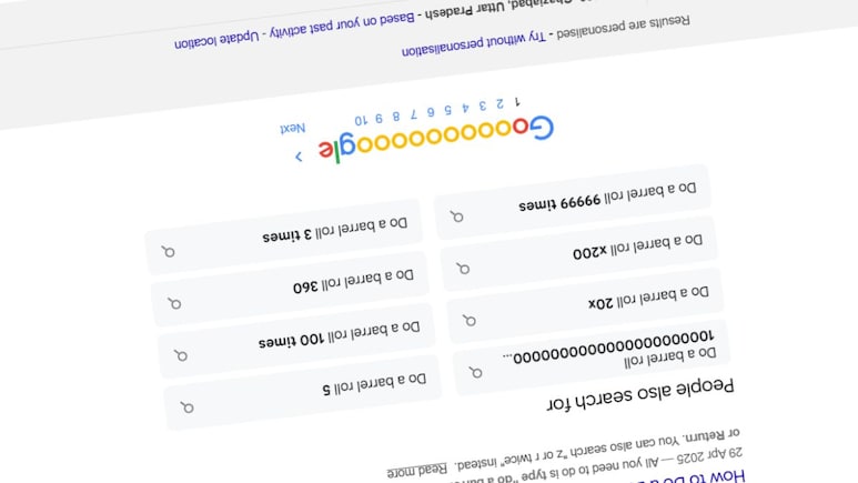 Google पर 67 और Do a Barrel Roll लिखते ही नाच रही है स्क्रीन? जानिए इसके पीछे की वजह