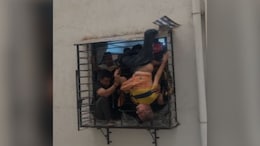 Sleeping Man Falls From 10th Floor, Avoids Death As Leg Gets Stuck In Grille