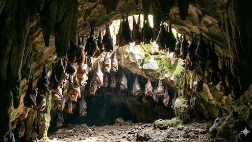 चमगादड़ उल्टे ही क्यों लटकते हैं? जानें क्या है इसके पीछे की वजह