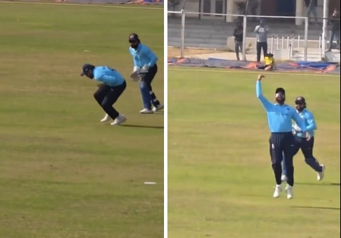 Vijay Hazare Trophy: रोहित शर्मा ने लिया स्लिप में ऐसा कैच, मनाने लगे जबरदस्त जश्न, जिसे देख फैन्स हार गए दिल,  Video