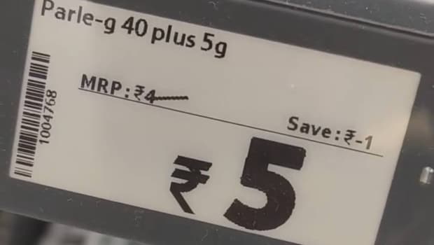 Biscuit Packet With Rs -1 'Discount' At Store Goes Viral, Internet Calls It "Next Level Honesty"