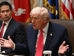 Trump Puts Rubio On Spot, Reads Private Note Aloud At White House Meeting