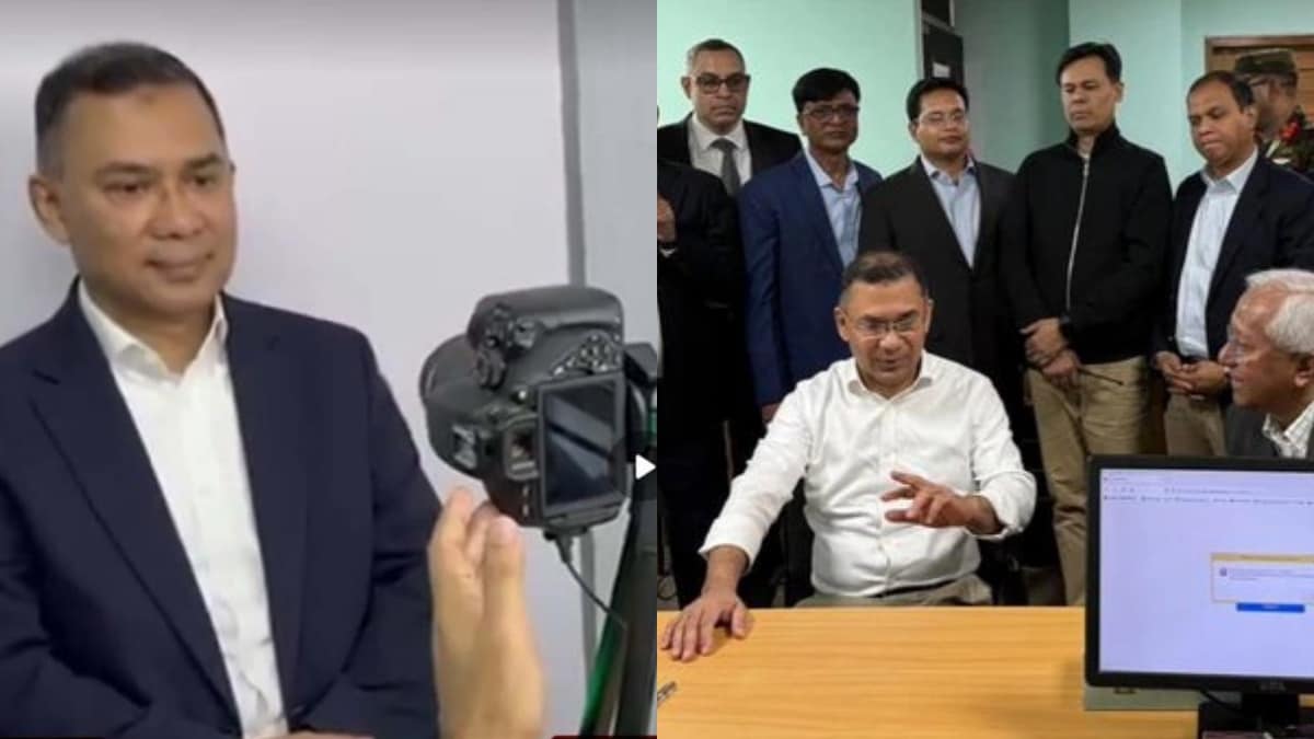 तारिक रहमान ने बांग्लादेश चुनाव आयोग में जाकर वोटर बनने की औपचारिकताएं पूरी कीं.