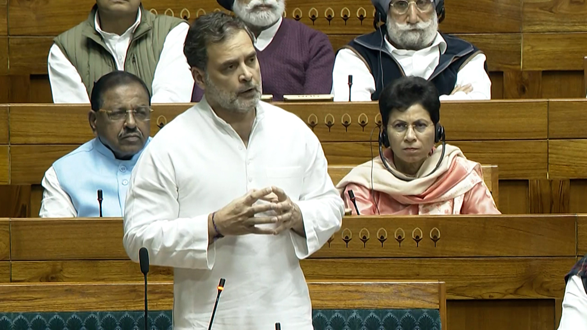 "Our Nation A Fabric Woven Together By The Vote," Says Rahul Gandhi In Parliament