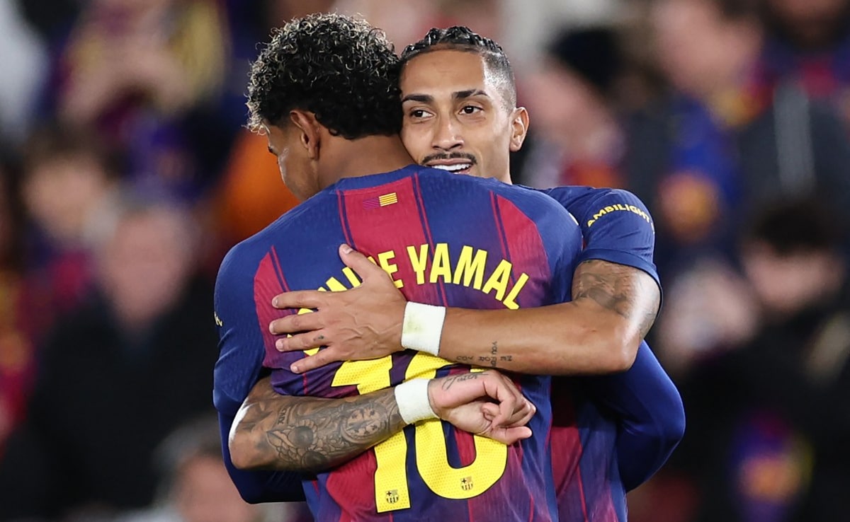 Raphinha Double Stretches Barcelonas La Liga Lead In Osasuna Win