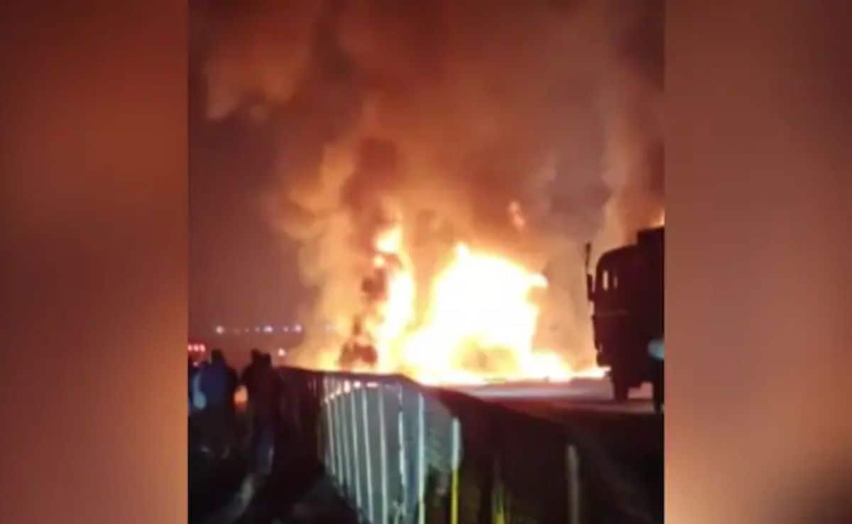 Chitradurga Bus Fire Accident 10 Feared Dead as Sleeper Coach Catches ...